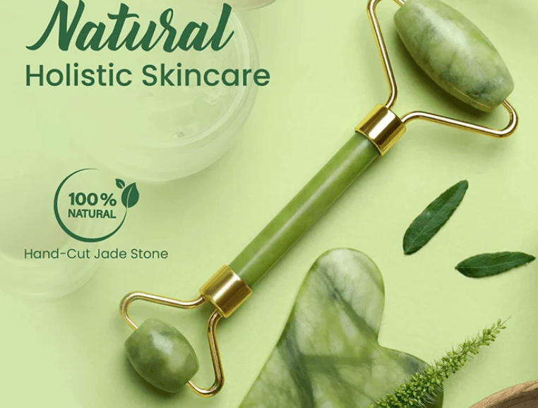 Jade Roller and Gua Sha Set - Carescin